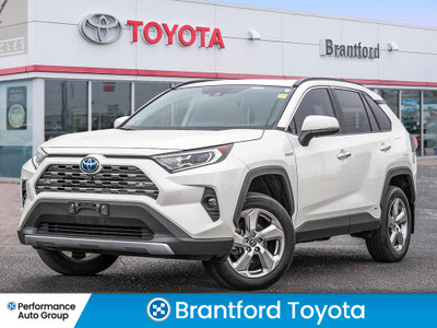  2020 Toyota RAV4 Hybrid Limited - Blizzard Pearl on elegant Tan