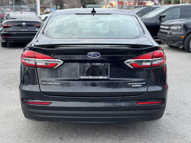 2020 Ford Fusion Hybrid Titanium / Leather, Sunroof, Navi, Back  in Cars & Trucks in City of Toronto - Image 4