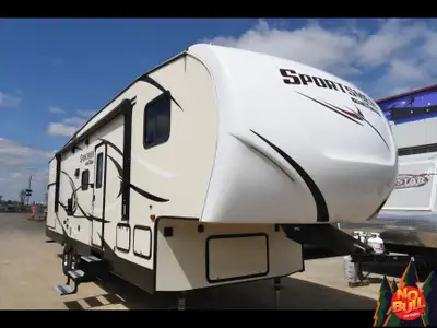 A sporty fifth wheel for the sporty family—the 2018 Sportsmen 302BHK. Pack up all your gear with the...