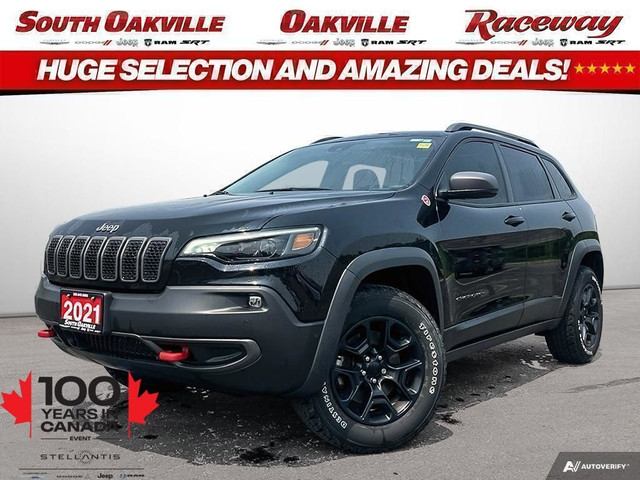 2021 Jeep Cherokee TRAILHAWK | CARPLAY | HEATED SEATS | SUNROOF  in Cars & Trucks in Oakville / Halton Region