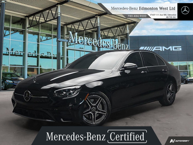 2023 Mercedes-Benz E 350 4MATIC Sedan - Low Kms - Highly Optione in Cars & Trucks in Edmonton