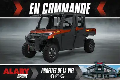Ce CÔTE-À-CÔTE POLARIS RANGER CREW XP 1000 PREMIUM Edt. Northstar 2025 est disponible DÈS MAINTENANT...