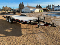 2024 SWS 20' H.D. Car Hauler Trailer w/ Pull Out Ramps (2) 7K Ax