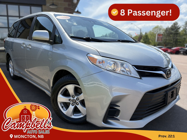 2019 Toyota Sienna LE 8-Passenger 8 Passenger! Backup Cam! NAV! in Cars & Trucks in Moncton