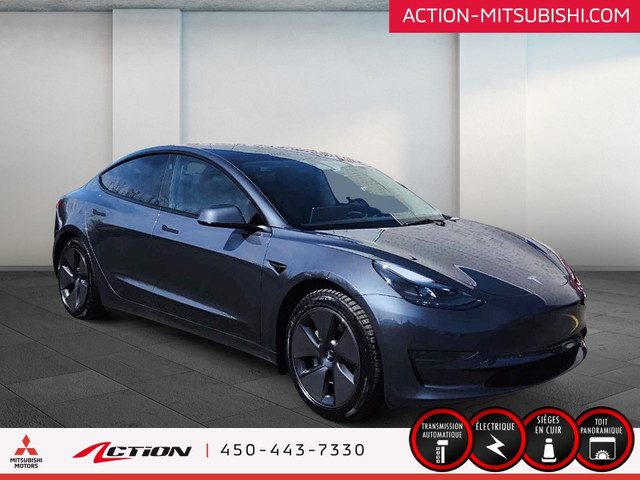 2023 Tesla MODEL 3 SR 430 KM +CUIR+TOIT+MAGS+PNEUS HIVER INCLUS+ in Cars & Trucks in Longueuil / South Shore - Image 2