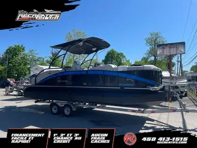 2016 SYLVAN S3 EXTREME MOTEUR YAMAHA 200HP 2016 SYLVAN S3 EXTREME TRI-TOON SUPERBE PONTON HAUT DE GA...