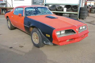 Has 1974 455 Pontiac motor, is not original, it rolls over but will not start, heads needs to be don...
