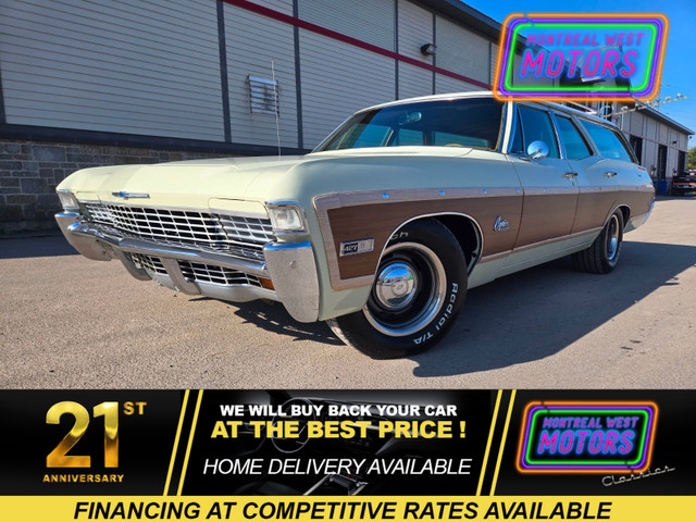 1968 Chevrolet CAPRICE WAGON / 4 Speed Manual / 427ci !!! 7.0L B in Classic Cars in City of Toronto - Image 4