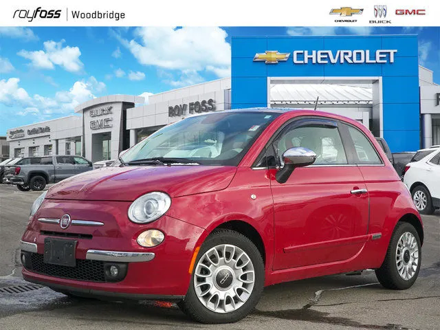 2014 FIAT 500 Lounge, Sunroof, Leather, Clean Carfax