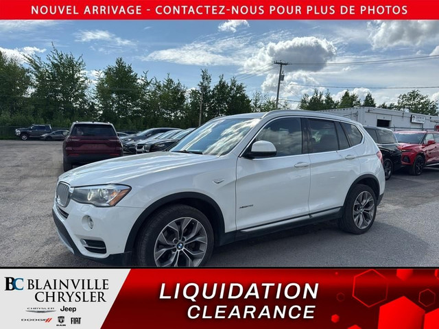 2017 BMW X3 XDRIVE28I INFO SUR RDV SEULEMENT AU 514-757-3087 in Cars & Trucks in Laval / North Shore