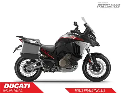 DUCATI Multistrada V4 Rally Adventure Travel & Radar SW 2025Conçue pour parcourir de longues distanc...