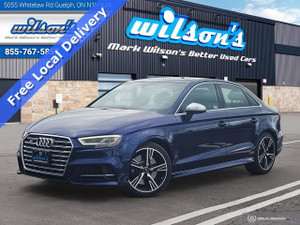 2018 Audi S3 Premium+ AWD, Sunroof, Leather, Reverse Camera, Heated Seats, & Much More!