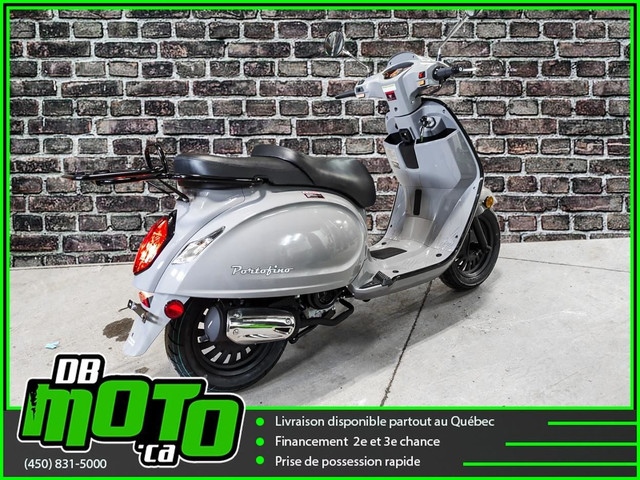 2023 Scootterre portogino 50 cc ** aucun frais cache ** in Scooters & Pocket Bikes in West Island - Image 3