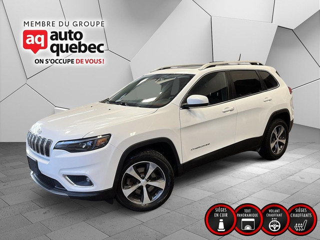  2019 Jeep Cherokee LIMITED V6 4X4/TOIT PANO/CUIR/95$SEM.+TX in Cars & Trucks in Thetford Mines