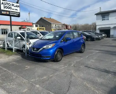 2017 Nissan Versa Note. Automatique. 128 000km. Tout Équipé. Caméra de Recule. Sièges Chauffants. Vi...