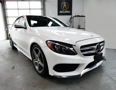 2016 BENZ C 300 ,4 MATIC,NAVI,MINT CONDITION,BLUE TOOTH,NO ACCIDENT,PANO ROOF Very Clean Unit, 4 Cyl...