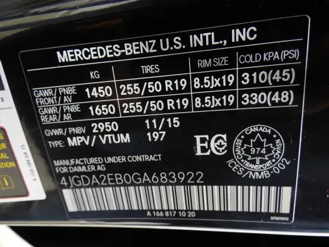 2016 MERCEDES-BENZ GLE 350d 4MATIC, TOIT, NAVI, JAMAIS ACCIDENTÉ in Cars & Trucks in City of Montréal - Image 40