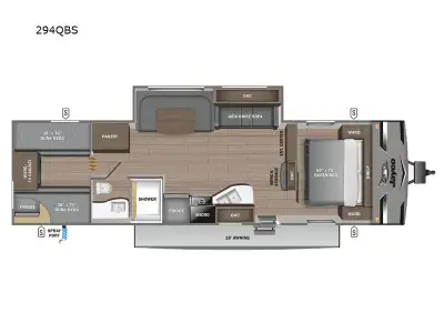 Please Call Us At 613.851.7326 with any questions? Jayco Jay Flight travel trailer 294QBS highlights...