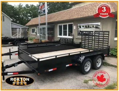 For sale is a Tow Tek Trailers 7 x 14 All Aluminum Landscape / Utility trailer. This trailer has a h...