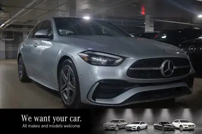 This Mercedes-Benz C-Class has a powerful Intercooled Turbo Gas/Electric I-4 2.0 L/122 engine poweri...