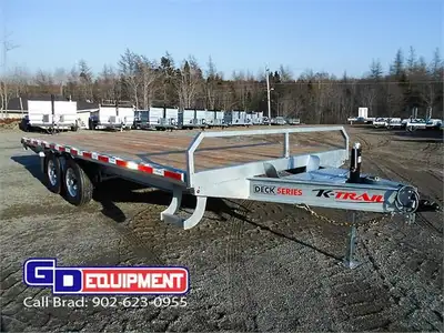Lease to own and financing available Call Brad 902-623-0955 www.gdequip.ca -8 ½ x 20 Deck over -Galv...