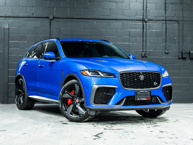 2021 Jaguar F-Pace P550 SVR/PANO/360 CAM/MERIDIAN/22 IN RIMS/HUD in Cars & Trucks in Mississauga / Peel Region - Image 2