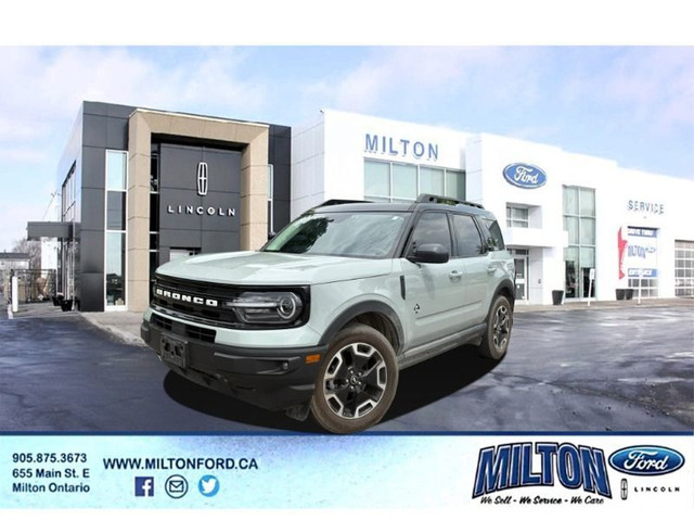 2022 Ford Bronco Sport Outer Banks TECH PACKAGE- MOONROOF-1 OWNE in Cars & Trucks in Oakville / Halton Region