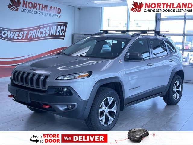 2018 Jeep Cherokee Trailhawk | 4X4 | Leather | NAV in Cars & Trucks in Prince George