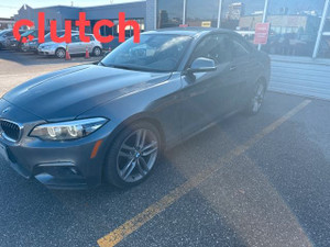 2018 BMW 2 Series 230i xDrive AWD w/ Apple CarPlay, Dual Zone A/C, Power Sunroof