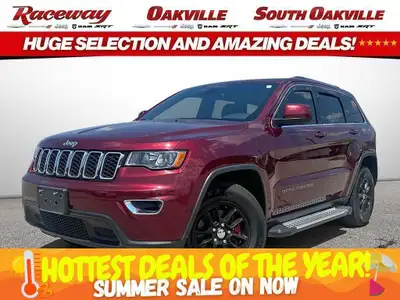 2020 JEEP GRAND CHEROKEE LAREDO 4X4 Velvet Red Pearl Exterior Black Cloth Bucket Seats 3.6L V6 Engin...