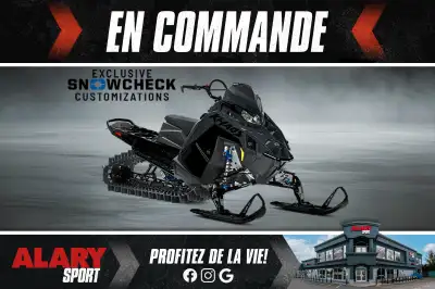 Cette MOTONEIGE POLARIS 850 RMK KHAOS 155 2026 SNOWCHECK est disponible DÈS MAINTENANT! Contactez-no...