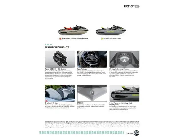 2025 Sea-Doo RXT X 325 in Personal Watercraft in Winnipeg - Image 4