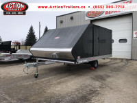 PRO STAR 8.5'X12' HYBRID SLED TRAILER WITH SNOWMOBILE PACKAGE!!