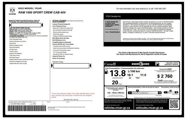2022 Ram 1500 Sport 4x4 Level 2 Equipment Group Black Mopar in Cars & Trucks in City of Toronto - Image 4