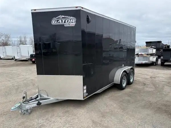 JENSEN GATOR ELITE 7X14-7K TANDEM AXLE RAMP DOOR in Cargo & Utility Trailers in Oshawa / Durham Region - Image 2