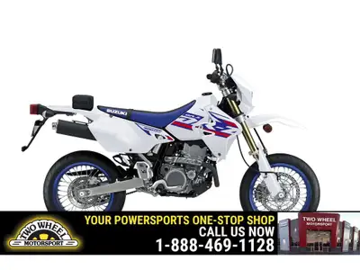 LIMITED TIME OFFER! THE ESSENCE OF SUPERMOTARD RIDING The DR-Z400SM welcomes you to the exhilarating...