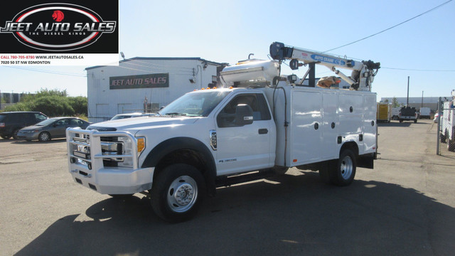 2017 Ford F-550 XLT SERVICE TRUCK WITH CRANE & COMPRESSOR in Cars & Trucks in Edmonton - Image 2