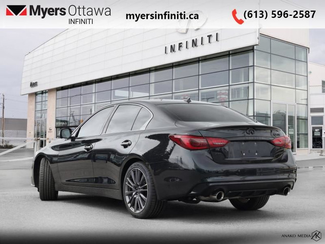 2023 INFINITI Q50 Black Opal Edition - Certified in Cars & Trucks in Ottawa - Image 4