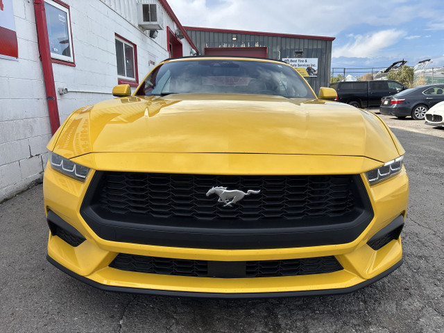 2024 Ford Mustang EcoBoost Convertible 2.3L YELLOW SPLASH EXTERI in Cars & Trucks in Calgary - Image 4
