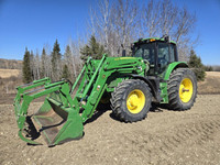 2017 John Deere MFWD Loader Tractor 6155M