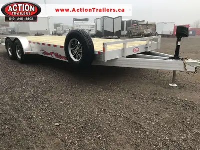 ACTION TRAILERS WOLVERINE 7' x 22' ALUMINUM CAR HAULER WITH ALUMINUM RAMPS! Explore the all-aluminum...