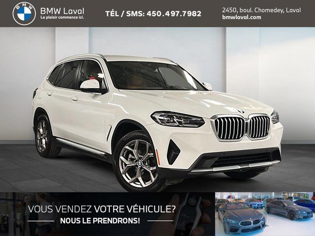 2022 BMW X3 xDrive30i | l'intérieur Congnac | 26 262 km in Cars & Trucks in Laval / North Shore