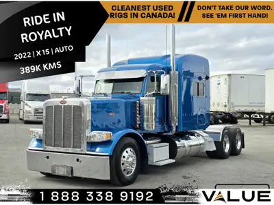 2022 Peterbilt 389 Sleeper * Kms: 388,449 * Engine Make: Cummins * Engine Model: X15 * Engine HP: 50...