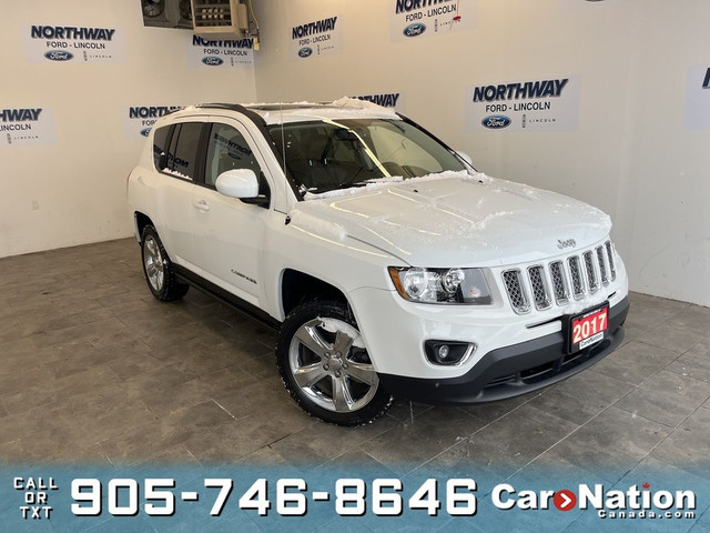 2017 Jeep Compass HIGH ALTITUDE | 4X4 | LEATHER | SUNROOF | NAVI in Cars & Trucks in Brantford