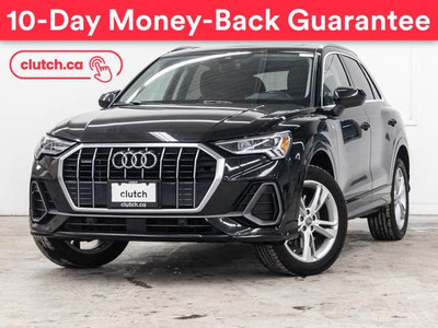 2020 Audi Q3 Progressiv AWD w/ Apple CarPlay & Android Auto, Blu