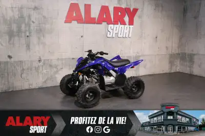 Ce VTT YAMAHA RAPTOR 110 2025 est disponible DÈS MAINTENANT! Contactez-nous au 450-420-2707. PDSF: 4...