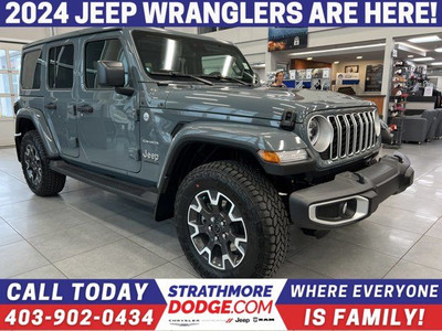 2024 Jeep Wrangler Sahara | LEATHER | NAVIGATION | AUX SWITCHES