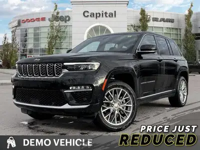 The 2022 Jeep Grand Cherokee 4xe Summit trim sits near the top of the Grand Cherokee 4xe lineup, off...