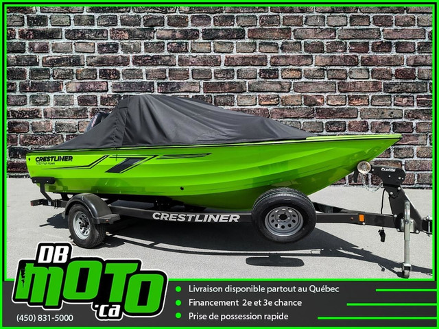 2023 Crestliner FISH HAWK 1750 WT ** aucun frais cache ** in Powerboats & Motorboats in Lanaudière - Image 2