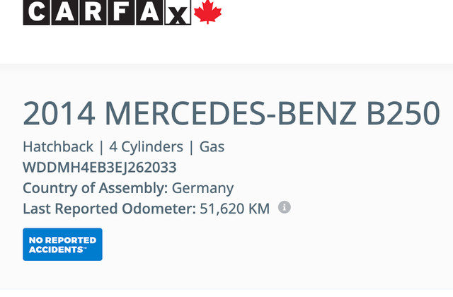 2014 Mercedes-Benz B-Class B250 Sports Tourer--ONLY 82158 KMS!-- in Cars & Trucks in Edmonton - Image 2